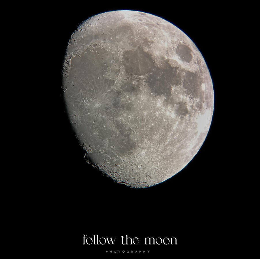 July's Moon 82% Illuminated